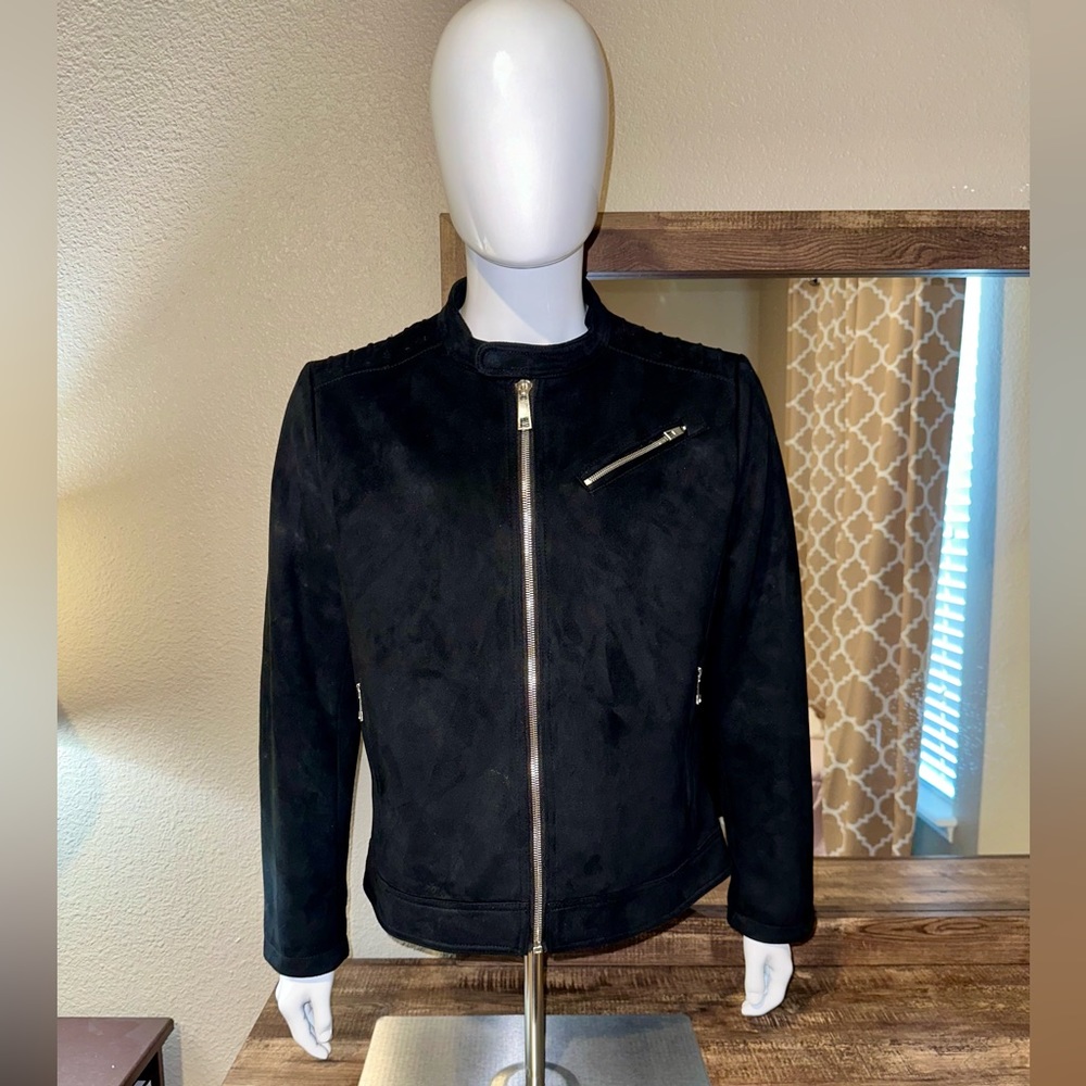 Zara Black Suede Jacket